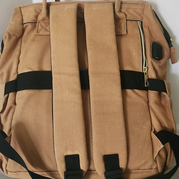 Tan Canvas Travel Bag - Picture 3 of 8